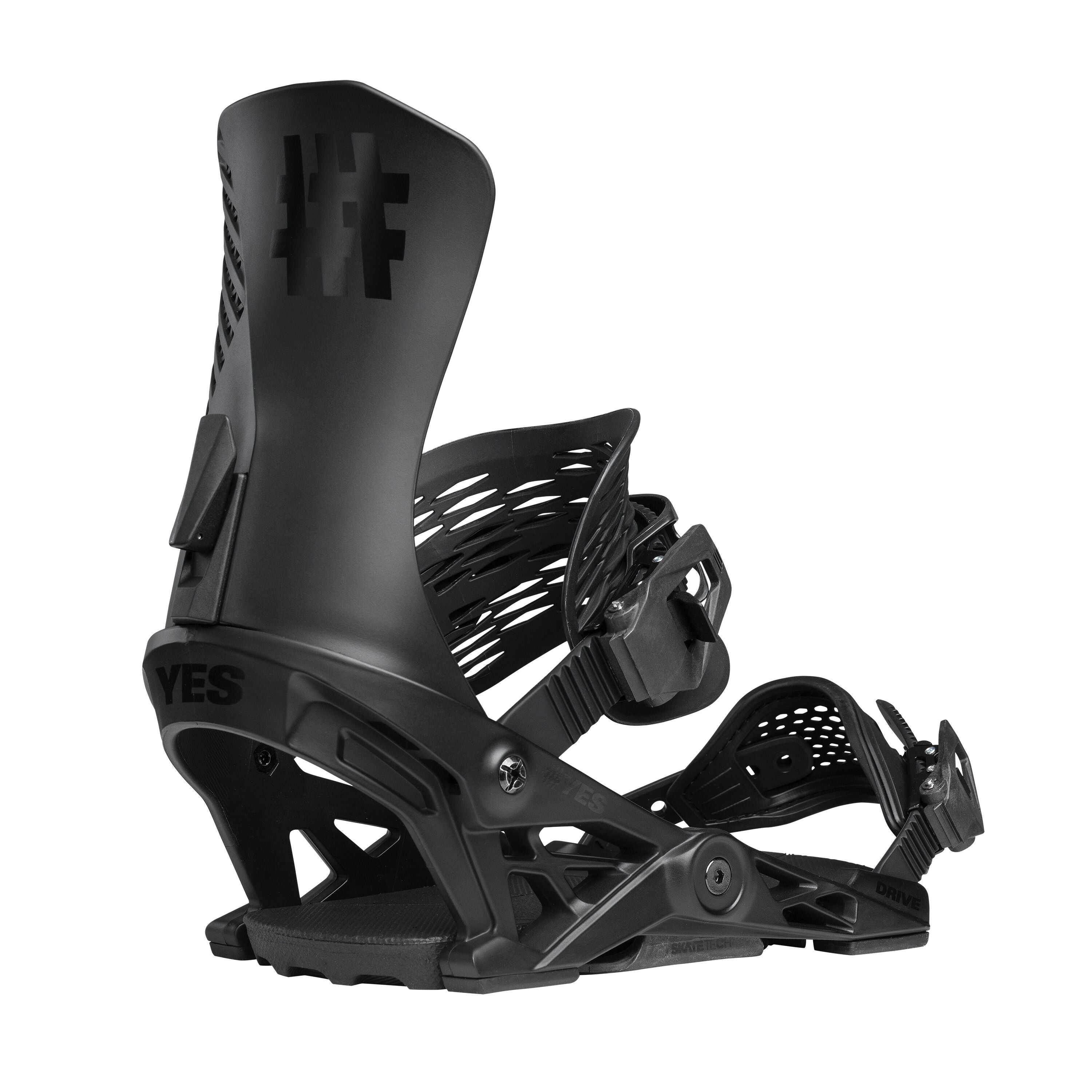 Drive Men's Snowboard Bindings Pitch Black Goods Outdoor | YES
