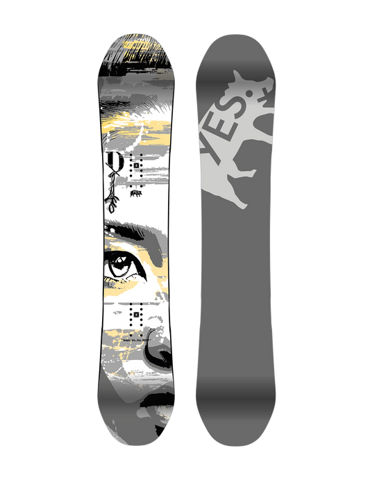 who makes yes snowboards Greats Snowboard 2026 Shoreline Tahoe winning Typo Snowboard Spotlight Yes Snowboards